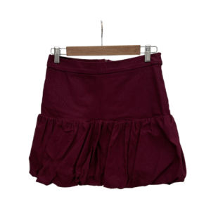 Falda globo vino tinto