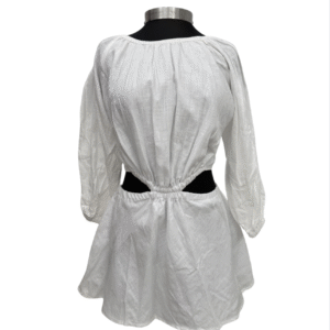 Vestido blanco algodón