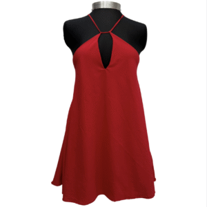 Vestido rojo flowy