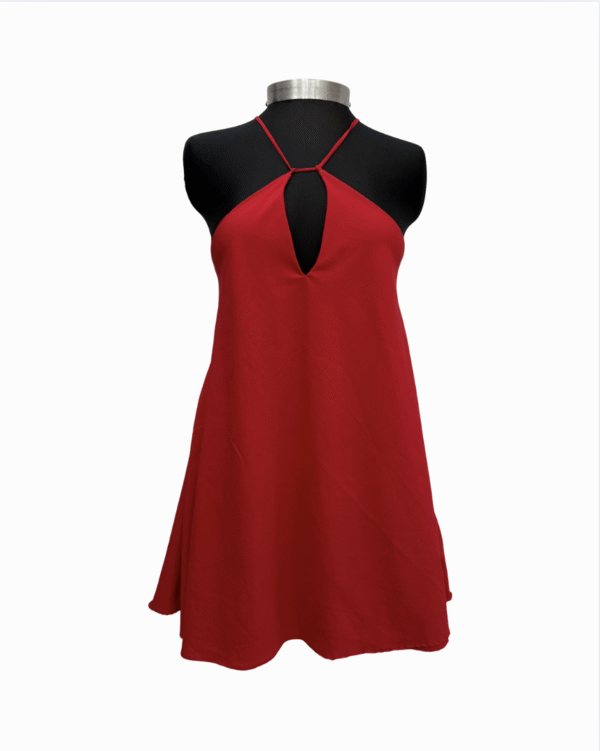Vestido rojo flowy